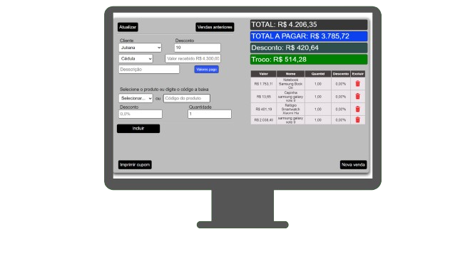 IMAGE DO FRENTE DE CAIXA DO SISTEM ERP